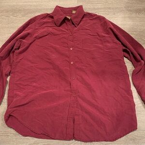 DCC Missy Red Button Down Size XL